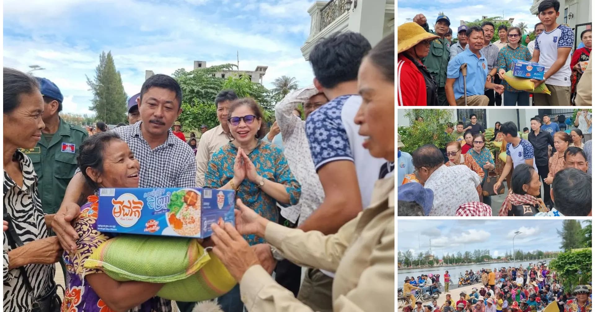 សប្បុរសជនផ្តល់អំណោយជូនប្រជាពលរដ្ឋ ៣៨៥ គ្រួសារ ក្នុងសង្កាត់អណ្ដូងខ្មែរ