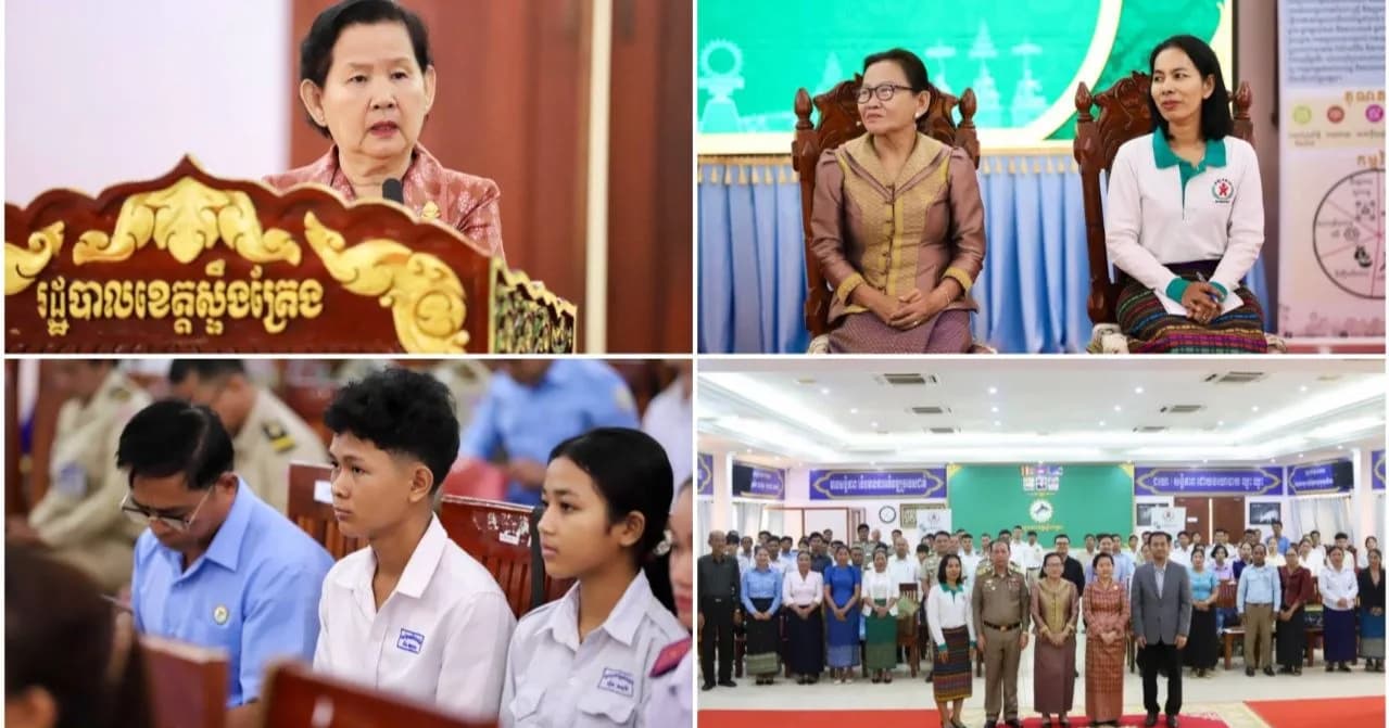 រដ្ឋបាលខេត្តស្ទឹងត្រែង និង អង្គការវឌ្ឍនភាព រៀបចំពិធីប្រកាសដាក់ឲ្យដំណើរការអនុវត្តគម្រោង “សហគមន៍គ្មានអាពាហ៍ពិពាហ៍កុមារ "នៅខេត្តស្ទឹងត្រែង