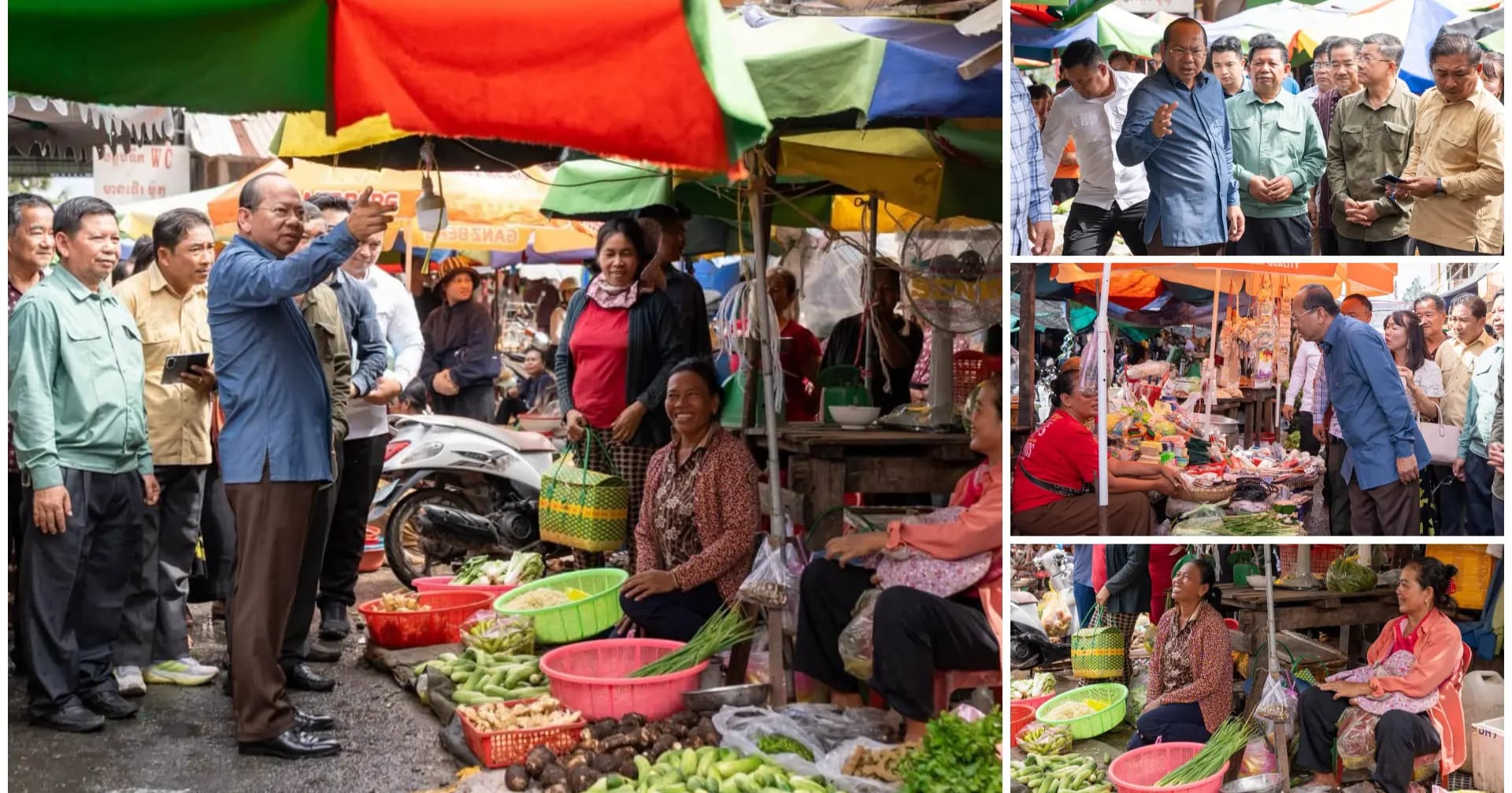 អភិបាលខេត្តកំពតទុកពេល២ខែឱ្យអ្នកវិនិយោគផ្សារកំពង់ត្រាចរៀបចំ តូប ផ្លូវបេតុង និងប្រព័ន្ធលូដោះទឹក ជូនអាជីវករ