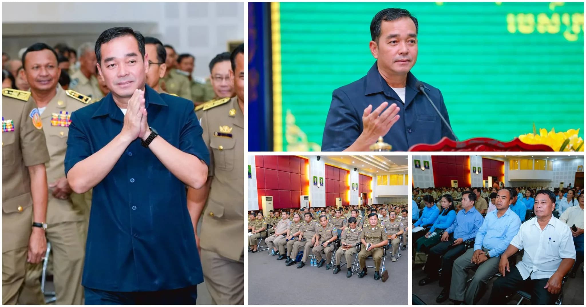 ឯកឧត្តម អ៊ុន ចាន់ដា ដឹកនាំកិច្ចប្រជុំបូកសរុបលទ្ធផលការងារប្រចាំឆមាសទី១ និងលើកទិសដៅបន្ត របស់ក្រុមការងាររាជរដ្ឋាភិបាលចុះមូលដ្ឋានខេត្តកំពង់ចាម