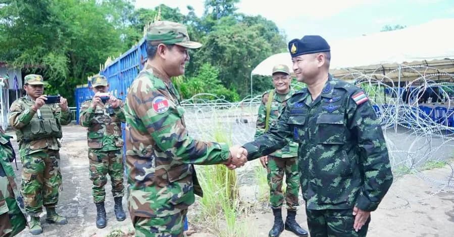 យោធាកម្ពុជា និងថៃ ជួបពិភាក្សាដោះស្រាយបញ្ហាចាំបាច់នៅច្រកជាំ-សាង៊ាំ