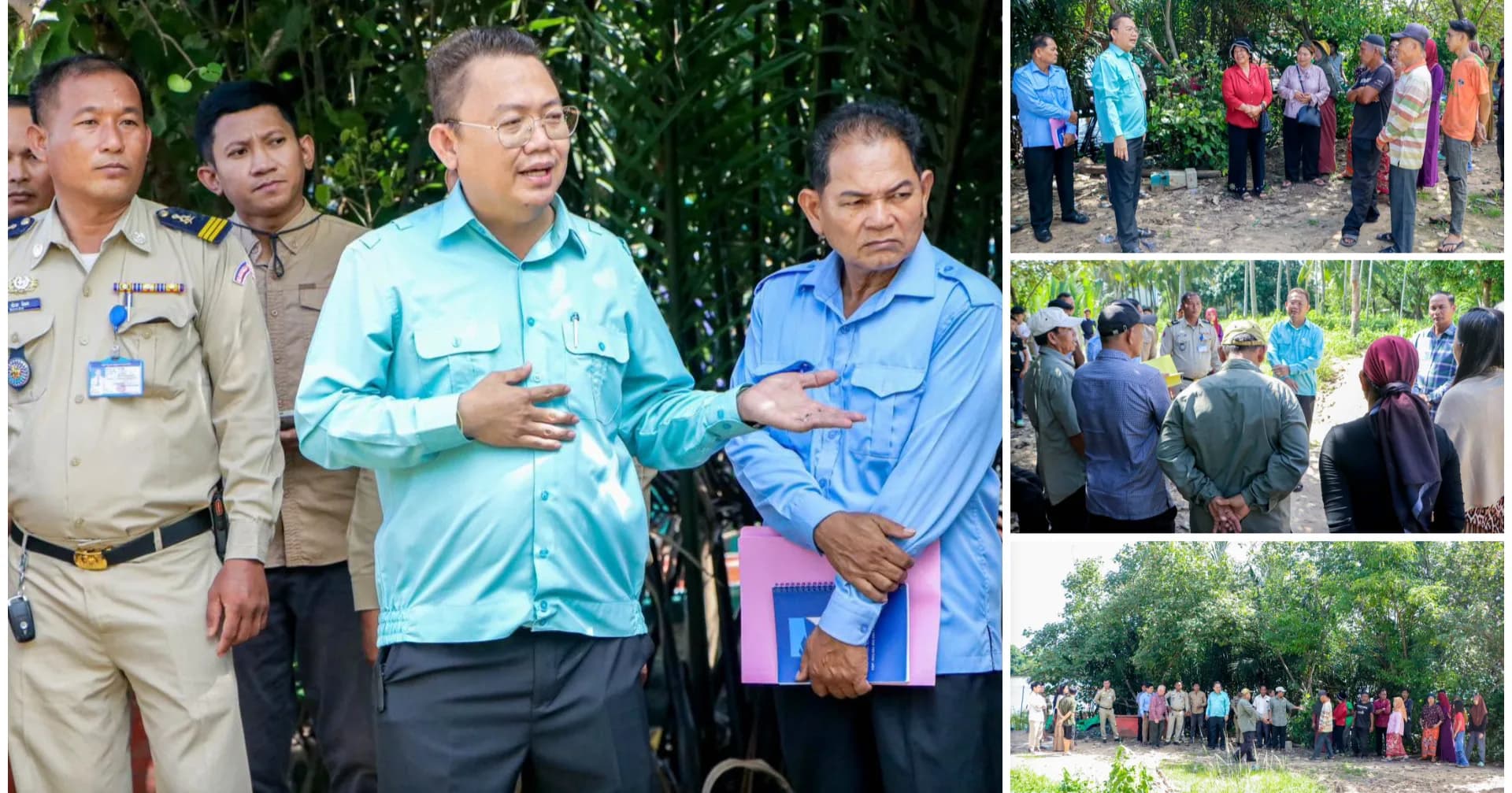 អាជ្ញាធរស្រុកទឹកឈូ ចុះសម្រុះសម្រួលវិវាទដីធ្លី ១កន្លែង បានដោយជោគជ័យ ជូនពលរដ្ឋនៅឃុំកំពង់ក្រែង