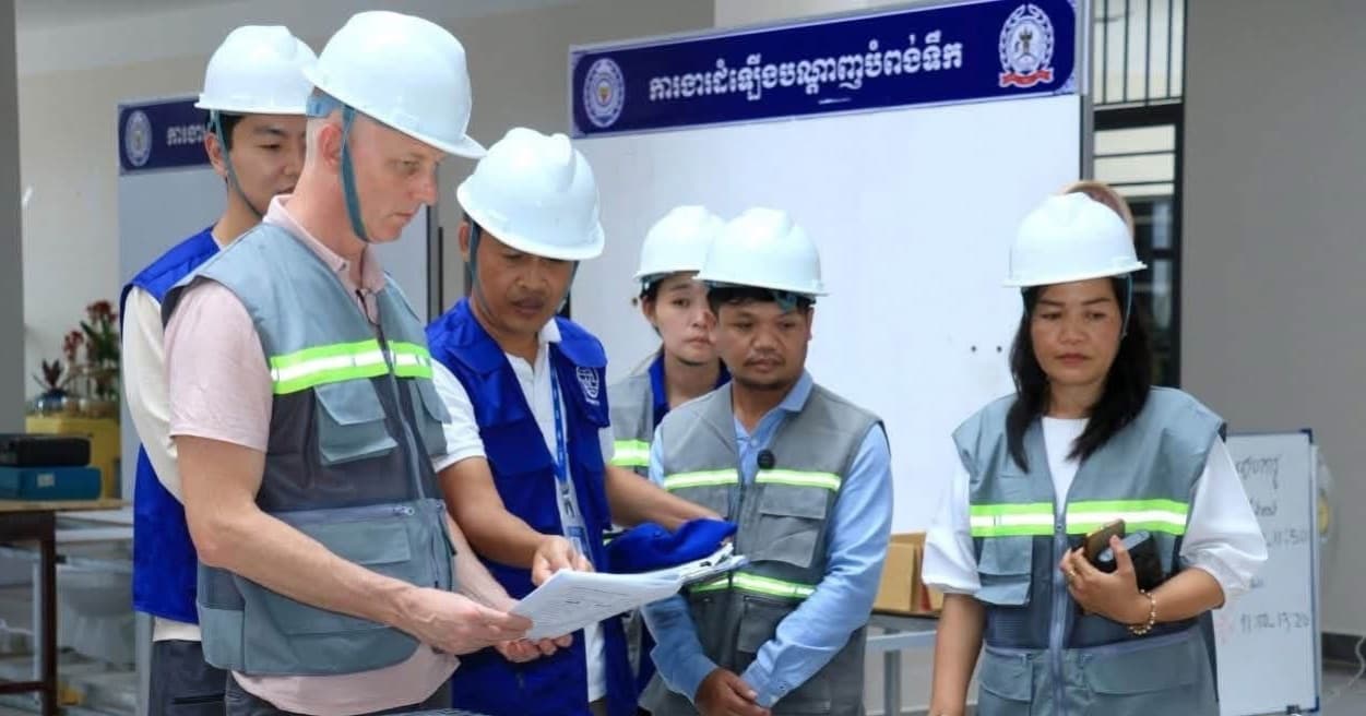 គណៈប្រតិភូស្ថានទូតអាមេរិក ប្រចាំប្រទេសកម្ពុជា និងអង្គការ IOM បានអញ្ជើញទស្សនកិច្ចនៅវិទ្យាស្ថានពហុបច្ចេកទេស ខេត្តបន្ទាយមានជ័យ