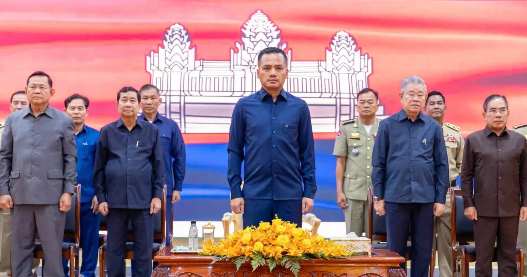 ឯកឧត្ដម​អភិសន្តិបណ្ឌិត​ ស​ សុខា​ ឧបនាយករដ្ឋមន្ត្រី​ រដ្ឋមន្ត្រី​ក្រសួង​មហាផ្ទៃ​ អញ្ជេីញជាអធិបតីភាព​ សម្ពោធដាក់ឱ្យប្រេីប្រាស់ជាផ្លូវការ​ អគារស្នងការដ្ឋាននគរបាលខេត្តបន្ទាយមានជ័យ​ ចំនួន១ខ្នង​ កម្ពស់៣ជាន់​ ស្មេីរនឹង១៦បន្ទប់