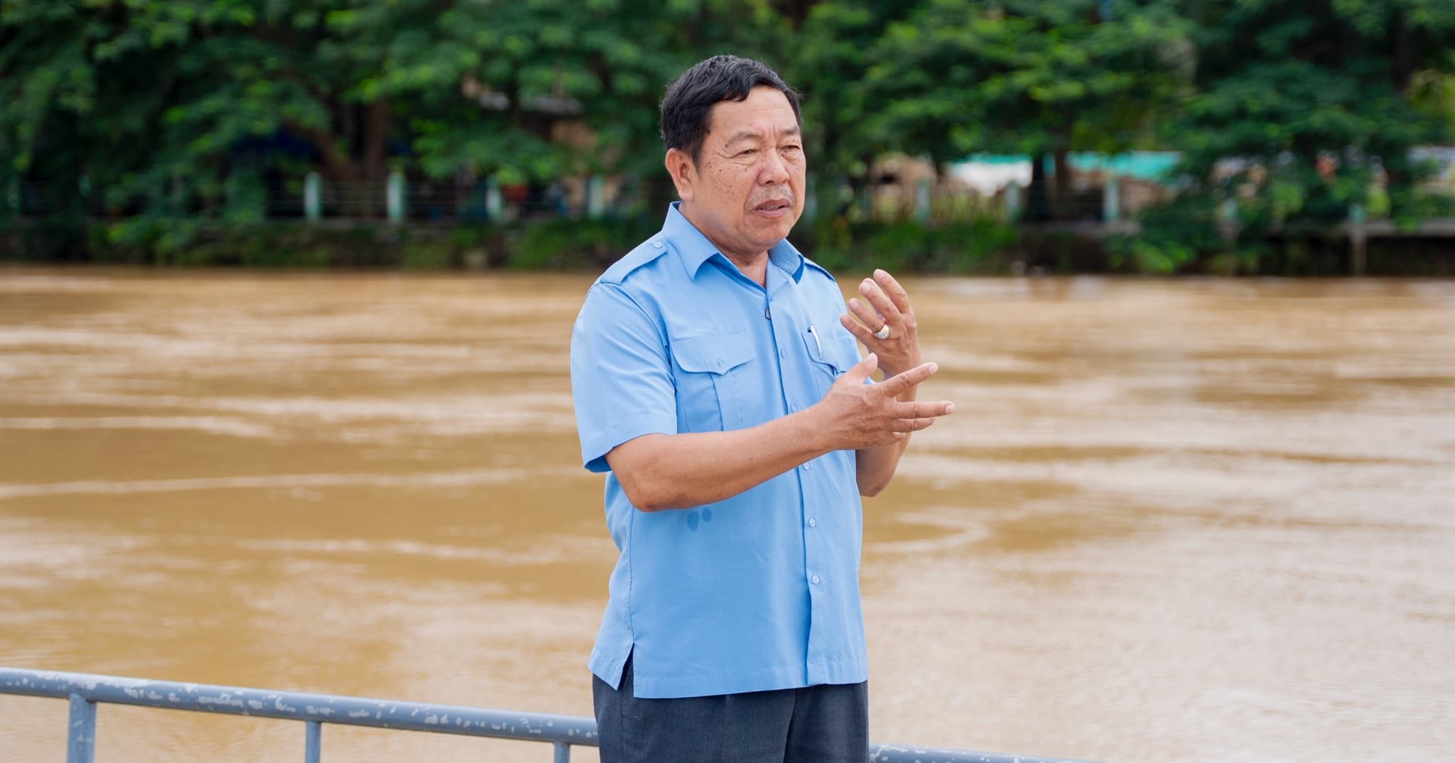 ទឹកស្ទឹងសង្កែក្នុងក្រុងបាត់ដំបងស្រកចុះច្រើននៅក្រោមកម្រិតប្រកាសឱ្យប្រុងប្រយ័ត្ន និងអាចវិលមករកប្រក្រតីវិញឆាប់ៗនេះ