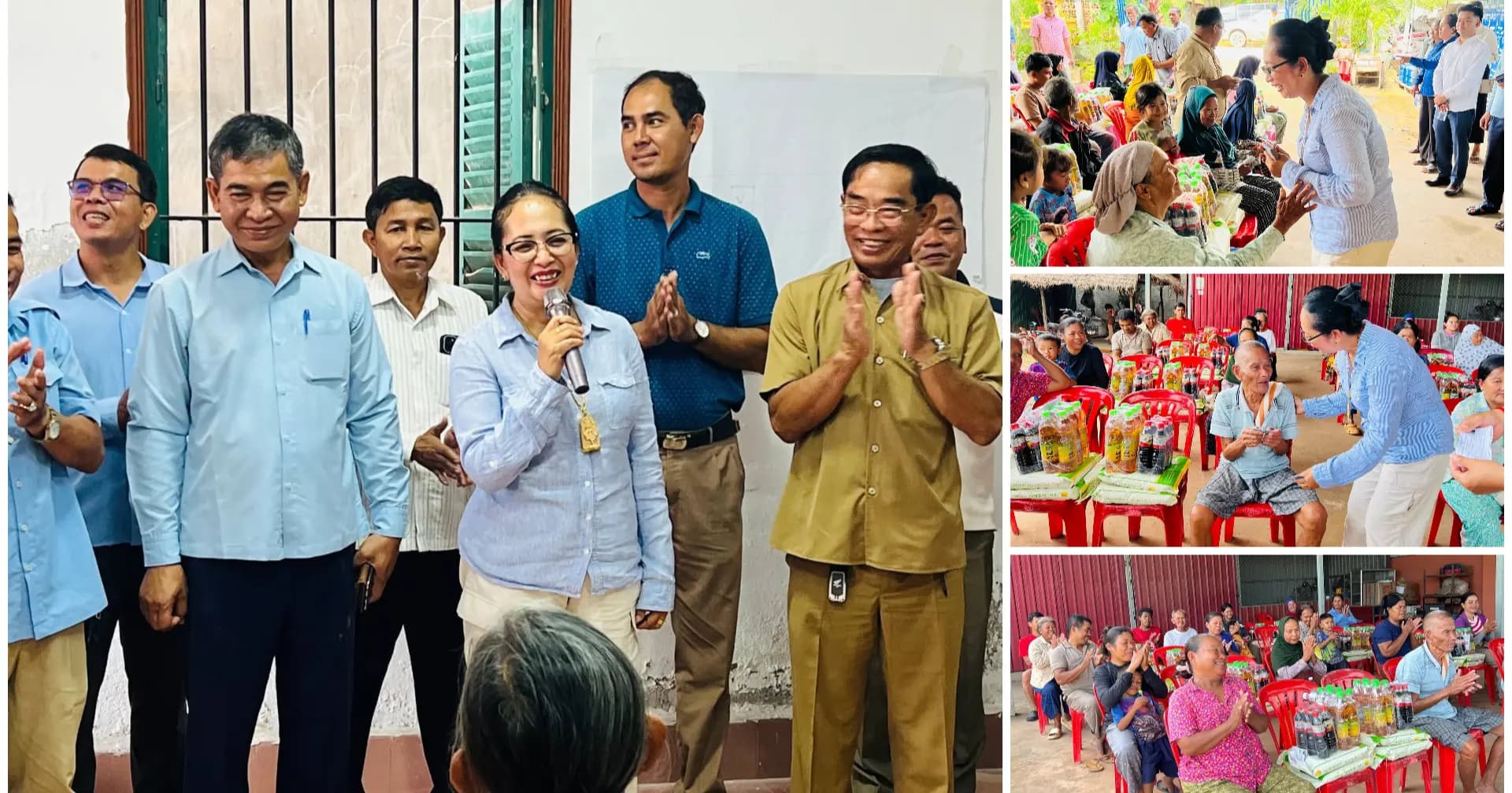 អភិបាលក្រុងកំពត ចុះជួបប្រជាពលរដ្ឋ ចែកប័ណ្ណព័ត៌មានបោះឆ្នោត និងផ្តល់អំណោយជូន ១០០គ្រួសារជួបការលំបាក