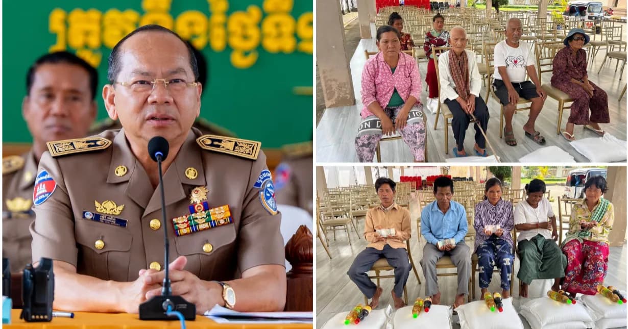 ឯកឧត្តម ម៉ៅ ធនិន ផ្តល់របបឧបត្ថម្ភប្រចាំខែ និងស្បៀងអាហារជូនគ្រួសារជនពិការភ្នែក និងពលរដ្ឋខ្វះខាត