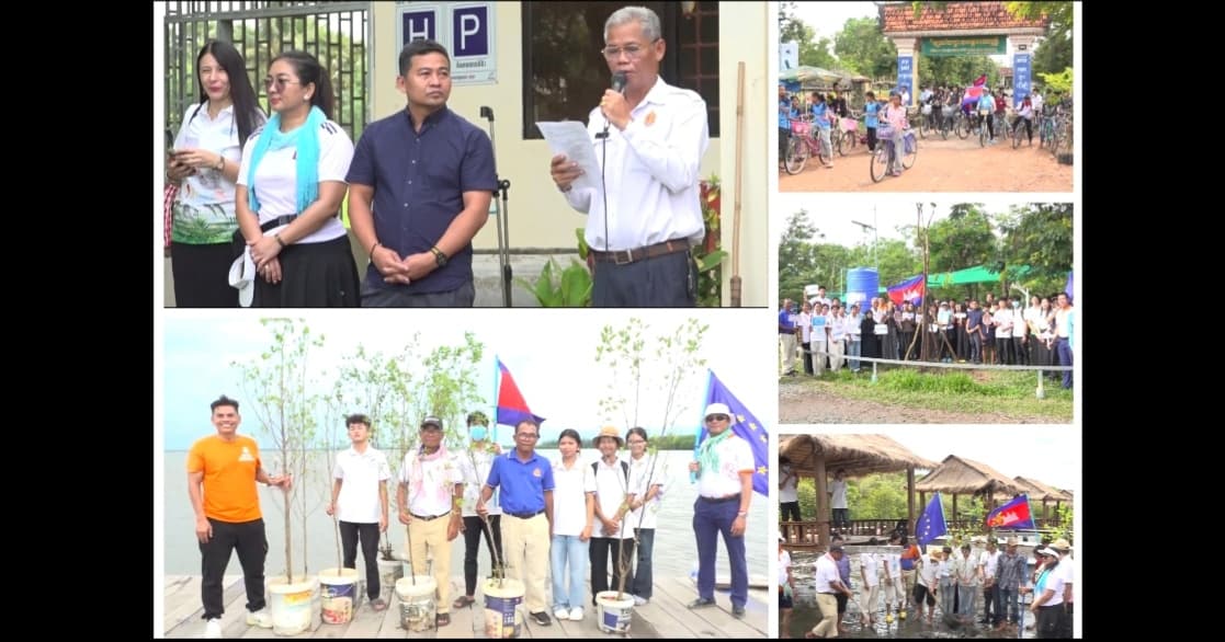 អង្គការនិងអាជ្ញាធរស្រុកទឹកឈូជំរុញសិស្សានុសិស្សឲ្យចូលរួមលើកកម្ពស់ការអប់រំ សេដ្ឋកិច្ច និងបរិស្ថាន