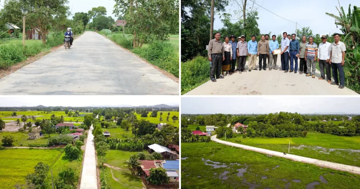ពលរដ្ឋ និងអាជ្ញាធរថ្លែអំណរគុណដល់រាជរដ្ឋាភិបាល ដែលបានវិភាជថវិកាអភិវឌ្ឍមូលដ្ឋានឲ្យប្រសើរ