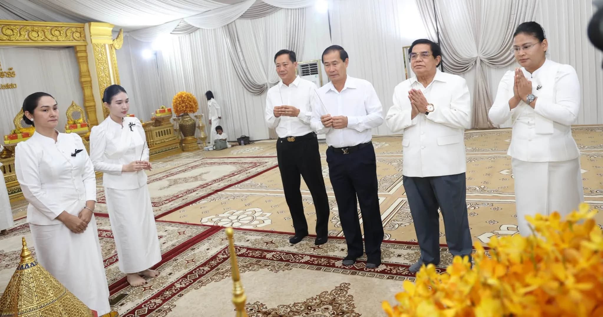 ថ្នាក់ដឹកនាំខេត្តពោធិ៍សាត់ អញ្ជើញចូលរួមពិធីបុណ្យគម្រប់ ៧ថ្ងៃ ឧទ្ទិសកុសលជូនវិញ្ញាណក្ខន្ធ ឯកឧត្តម តី ម៉ាលី