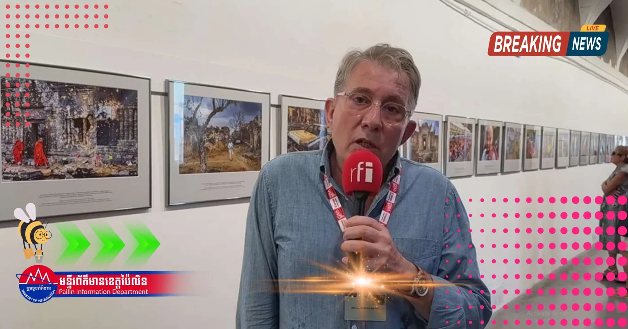 (Video) : លោកJean Luc Moreau Deleris អ្នកថតរូបបារាំងដែលនាំឲ្យគេស្វែងយល់ពីសង្រ្គាមឈ្លានពានរបស់ថៃក្នុងដីកម្ពុជា