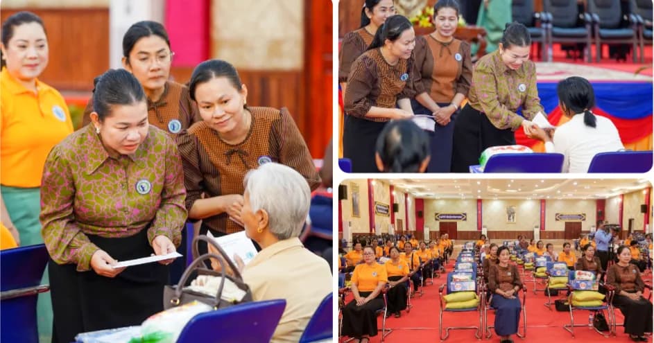 ប្រធានកិត្តិយសសាខាសមាគមនារីខេត្តកំពតលើកទឹកចិត្តសមាជិកាឱ្យបន្តចូលរួមរក្សាសន្តិភាពនិងស្ថិរភាពសង្គម